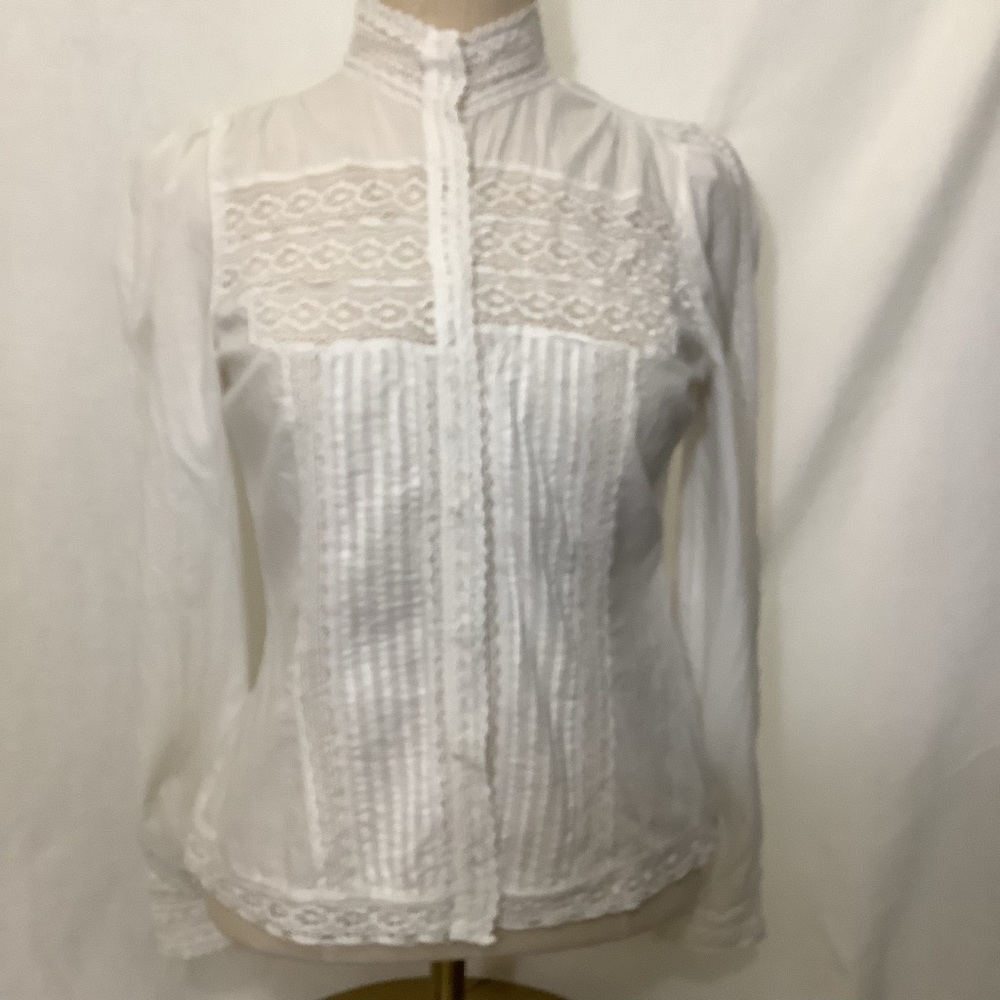 Polo by Ralph Lauren White Lace Blouse